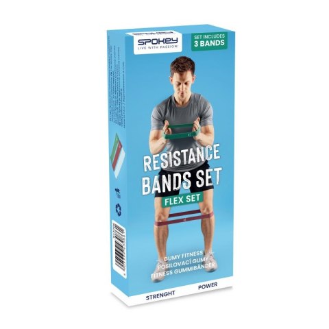 Zestaw gum oporowych Spokey Flex Set SPK-943086 N/A Zestaw gum oporowych Spokey Flex Set SPK-943086 N/A