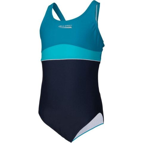 Strój kąpielowy Aqua-Speed EMILY Junior granatowo-niebieski 146