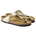 Japonki damskie Birkenstock Gizeh Birko-Flor Gold złote narrow wąskie (1016109) 38.0