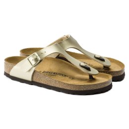Japonki damskie Birkenstock Gizeh Birko-Flor Gold złote narrow wąskie (1016109) 38.0