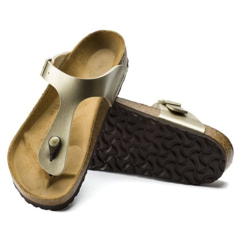Japonki damskie Birkenstock Gizeh Birko-Flor Gold złote narrow wąskie (1016109) 39.0 Japonki damskie Birkenstock Gizeh Birko-Flor Gold złote narrow wąskie (1016109) 39.0