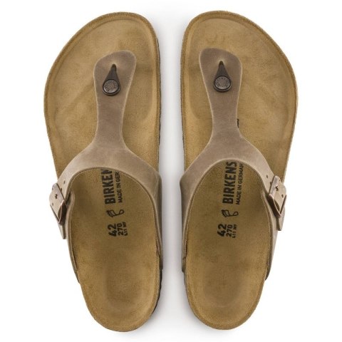 Japonki damskie Birkenstock Gizeh Oiled Leather Tabacco Brown Regular szerokie (0943811) 38.0 Japonki damskie Birkenstock Gizeh Oiled Leather Tabacco Brown Regular szerokie (0943811) 38.0