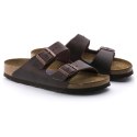 Klapki damskie Birkenstock Arizona Soft Footbed Oiled Leather Habana narrow wąskie (0452763) 39.0