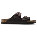 Klapki damskie Birkenstock Arizona Soft Footbed Oiled Leather Habana narrow wąskie (0452763) 39.0