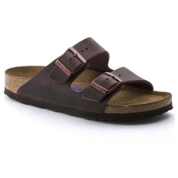 Klapki damskie Birkenstock Arizona Soft Footbed Oiled Leather Habana narrow wąskie (0452763) 41.0