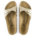 Klapki damskie Birkenstock Madrid Birko-Flor Gold regular szerokie złote (1016106) 40.0