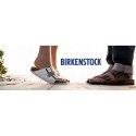 Klapki damskie/męskie brązowe Birkenstock Arizona Nubuk Habana narrow wąskie (52533) 39.0