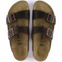 Klapki damskie/męskie brązowe Birkenstock Arizona Nubuk Habana narrow wąskie (52533) 42.0