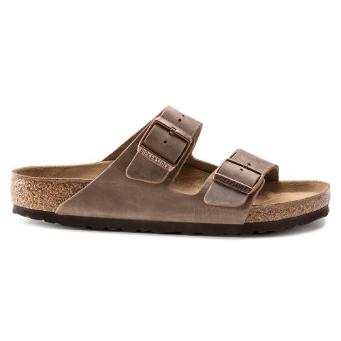 Klapki męskie brązowe Birkenstock Arizona Tabacco Brown narrow wąskie (0352203) 40.0 Klapki męskie brązowe Birkenstock Arizona Tabacco Brown narrow wąskie (0352203) 40.0
