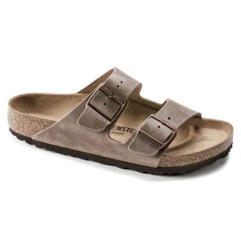 Klapki męskie brązowe Birkenstock Arizona Tabacco Brown narrow wąskie (0352203) 40.0 Klapki męskie brązowe Birkenstock Arizona Tabacco Brown narrow wąskie (0352203) 40.0
