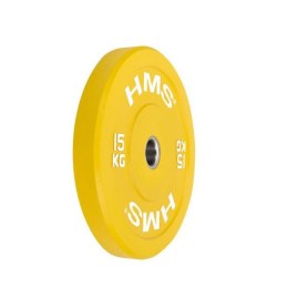 Talerz olimpijski HMS YELLOW BUMPER 15 kg CBR15 N/A