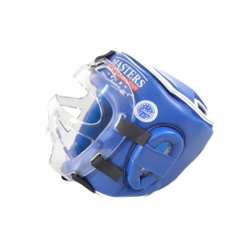 Kask bokserski Masters z maską KSSPU-M (WAKO APPROVED) 02119891-M02 czerwony+M Kask bokserski Masters z maską KSSPU-M (WAKO APPROVED) 02119891-M02 czerwony+M