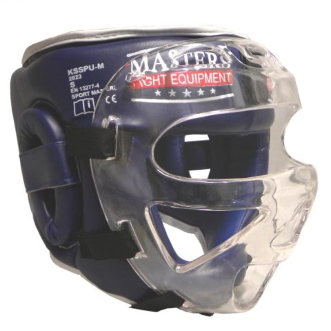 Kask bokserski Masters z maską KSSPU-M (WAKO APPROVED) 02119891-M02 czerwony+M Kask bokserski Masters z maską KSSPU-M (WAKO APPROVED) 02119891-M02 czerwony+M