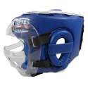 Kask bokserski Masters z maską KSSPU-M (WAKO APPROVED) 02119891-M02 czerwony+M