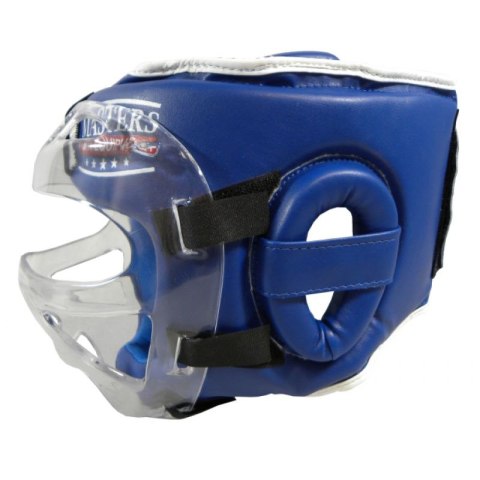 Kask bokserski Masters z maską KSSPU-M (WAKO APPROVED) 02119891-M02 czerwony+M Kask bokserski Masters z maską KSSPU-M (WAKO APPROVED) 02119891-M02 czerwony+M