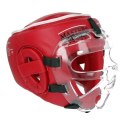 Kask bokserski Masters z maską KSSPU-M (WAKO APPROVED) 02119891-M02 czerwony+M
