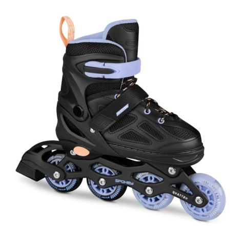 Łyżworolki Spokey Quattro 4IN1 SPK-943428 roz. 30-33BK/VT 30-33 Łyżworolki Spokey Quattro 4IN1 SPK-943428 roz. 30-33BK/VT 30-33