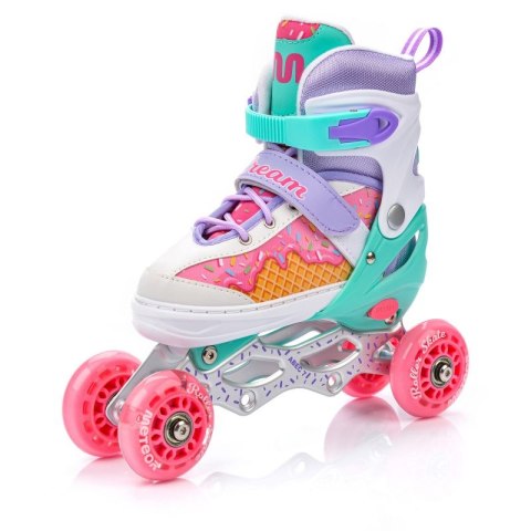Rolki Meteor 4w1 Cream L 38-41 10143 uniw Rolki Meteor 4w1 Cream L 38-41 10143 uniw