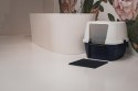 Mata 30x30cm przed kuwetę JASNO-SZARA FIBOO