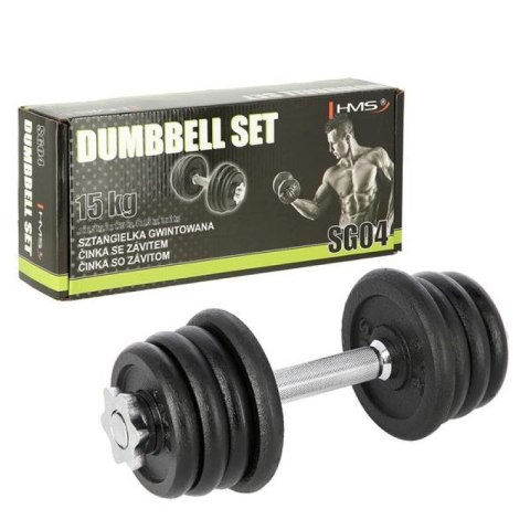 Sztangielka z gwintem SG04 15 (15kg, 8 talerzy) KGHMS 17-59-120 N/A Sztangielka z gwintem SG04 15 (15kg, 8 talerzy) KGHMS 17-59-120 N/A