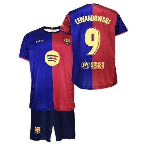Komplet FC Barcelona Home FCB 2024/25 Lewandowski Jr BB19E-L 140 Komplet FC Barcelona Home FCB 2024/25 Lewandowski Jr BB19E-L 140