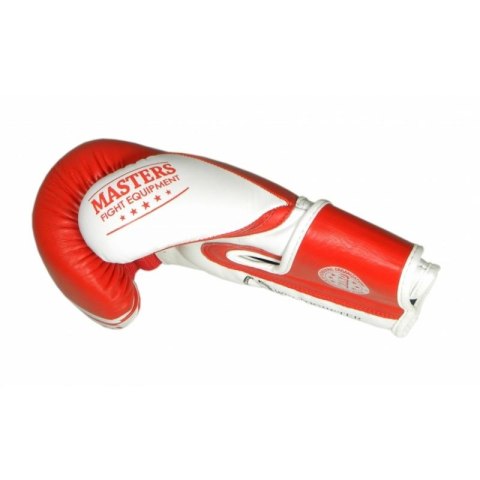 Rękawice bokserskie Masters Rbt-PZKB-W 011101-02W czerwony Rękawice bokserskie Masters Rbt-PZKB-W 011101-02W czerwony