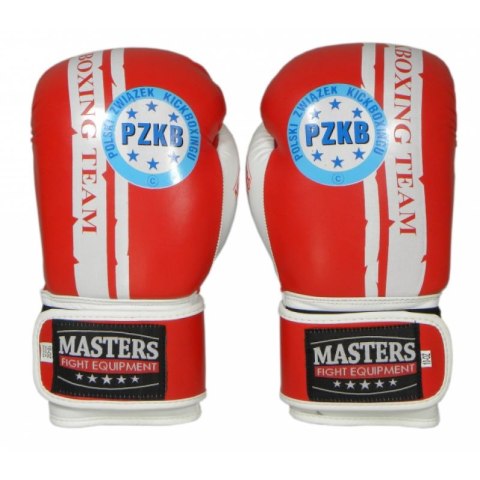 Rękawice bokserskie Masters Rbt-PZKB-W 011101-02W czerwony Rękawice bokserskie Masters Rbt-PZKB-W 011101-02W czerwony