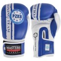 Rękawice bokserskie Masters Rbt-PZKB-W 011101-02W czerwony