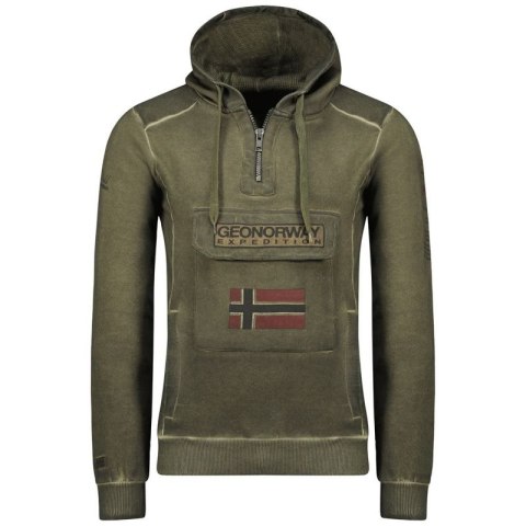 Bluza Geographical Norway Gymclass EO Tiedye Badge M WU8270H-GNO-KAKI L