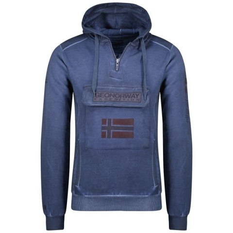 Bluza Geographical Norway Gymclass EO Tiedye Badge M WU8270H-GNO-NAVY M