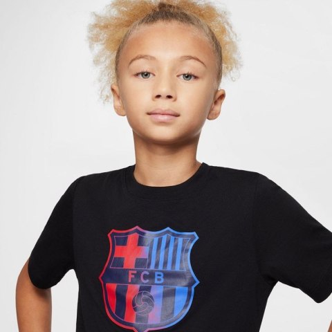 Koszulka Nike FC Barcelona Crest Tee Jr FZ0034-010 L (147-158) Koszulka Nike FC Barcelona Crest Tee Jr FZ0034-010 L (147-158)