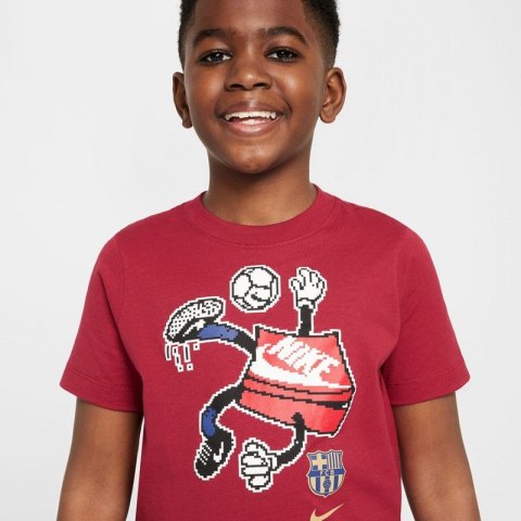 Koszulka Nike FC Barcelona Character Tee Jr FZ0173-620 XL Koszulka Nike FC Barcelona Character Tee Jr FZ0173-620 XL