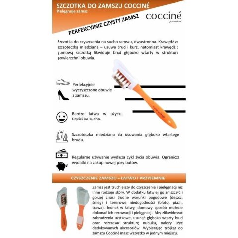 Szczotka do czyszczenia zamszu Coccine DA0234 N/A Szczotka do czyszczenia zamszu Coccine DA0234 N/A