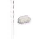 Siatka do siatkówki biała z antenkami Netex SI0005 N/A