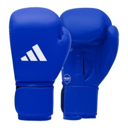Rękawice bokserskie turniejowe adidas z atestem IBA niebieskie 10 oz