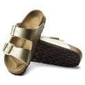 Klapki damskie Birkenstock Arizona Birko-Flor Gold złote regular szerokie (1016110) 37.0