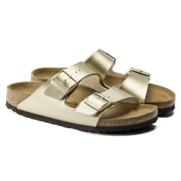 Klapki damskie Birkenstock Arizona Birko-Flor Gold złote regular szerokie (1016110) 38.0