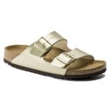 Klapki damskie Birkenstock Arizona Birko-Flor Gold złote regular szerokie (1016110) 39.0