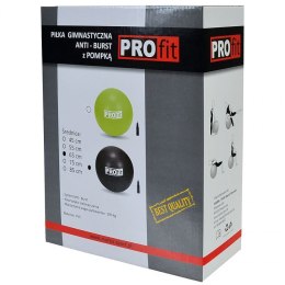 Piłka gimnastyczna PROfit 55cm z pompką DK2102 N/A