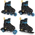 Łyżworolki Spokey Quattro 4IN1 SPK-943433 roz. 34-37 BK/DBL 34-37