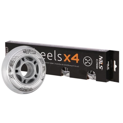 Kółka Nils Extreme PU 72x24 82A (4 szt.) N/A Kółka Nils Extreme PU 72x24 82A (4 szt.) N/A