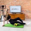 Mata fitness klubowa z otworami HMS Premium MFK01 Green-Black N/A