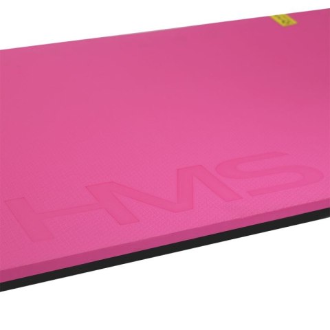 Mata fitness klubowa z otworami HMS Premium MFK02 Pink-Black N/A Mata fitness klubowa z otworami HMS Premium MFK02 Pink-Black N/A
