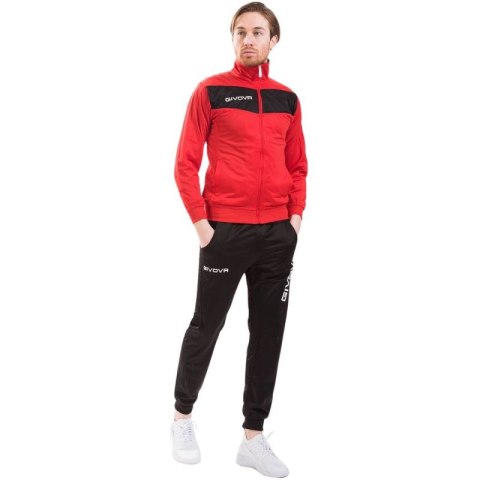 Dres Givova Tuta Visa TR018 1210 czerwony/czarny L Dres Givova Tuta Visa TR018 1210 czerwony/czarny L