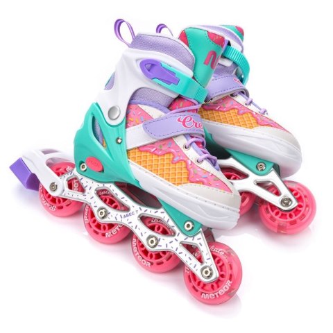 Rolki Meteor 4w1 Cream L 38-41 10143 uniw Rolki Meteor 4w1 Cream L 38-41 10143 uniw