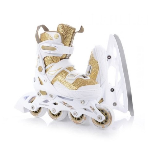 Łyżwy, rolki regulowane Tempish Enbo Duo Girl Gold Jr 13000008259 29-32 Łyżwy, rolki regulowane Tempish Enbo Duo Girl Gold Jr 13000008259 29-32
