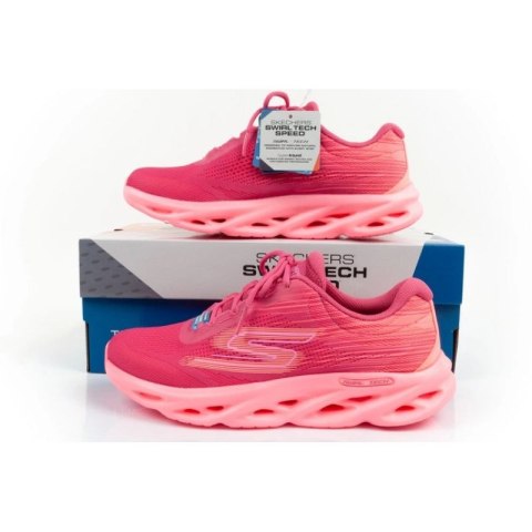 Buty do biegania Skechers Go Run Swirl Tech Speed W 129501/HPPK 37 Buty do biegania Skechers Go Run Swirl Tech Speed W 129501/HPPK 37