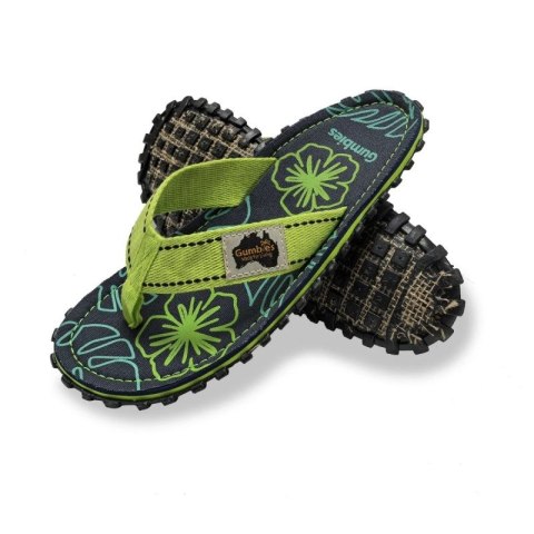 Japonki Gumbies Islander Flip-Flops Lime Hibiscus GU-FFISL148 42 Japonki Gumbies Islander Flip-Flops Lime Hibiscus GU-FFISL148 42