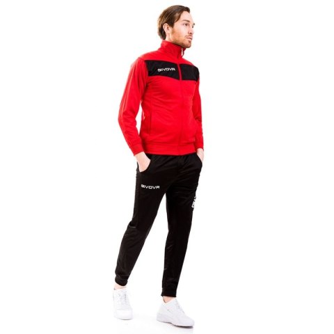 Dres Givova Tuta Visa TR018 1210 czerwony/czarny N/A Dres Givova Tuta Visa TR018 1210 czerwony/czarny N/A
