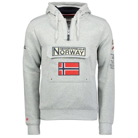 Bluza Geographical Norway 3/4 Gymclass 100 M WU4184H/GN B-Grey XXL